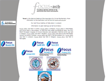 Tablet Screenshot of focus-acb.org